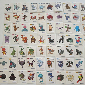 포켓몬 띠부띠부씰 팝니다. 이미지