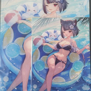 스텔라이브 2024 캘린더 네네코마시로 아크릴 패널 엽서 이미지