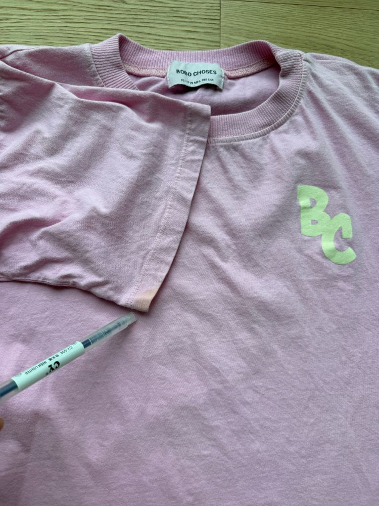 보보쇼즈 핑크반팔티셔츠(반값택포가) 이미지