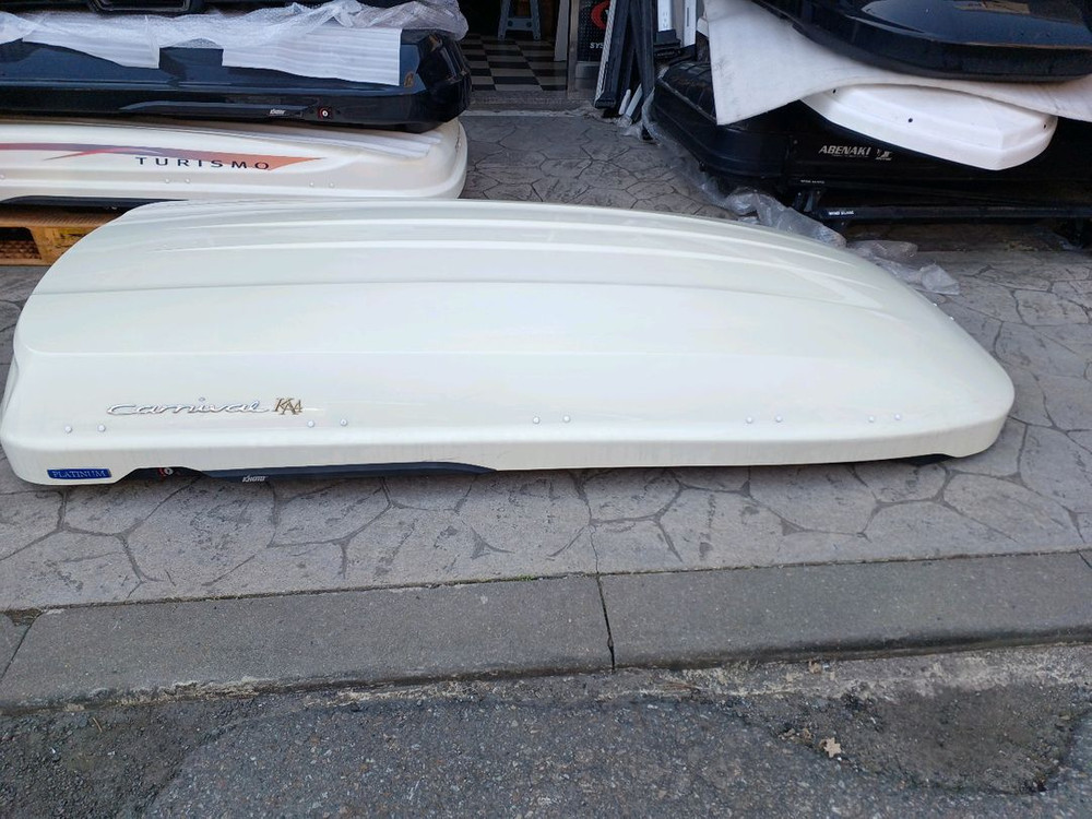 카니발ka4 코토일체형루프박스 화이트 황달변색 80만원 이미지