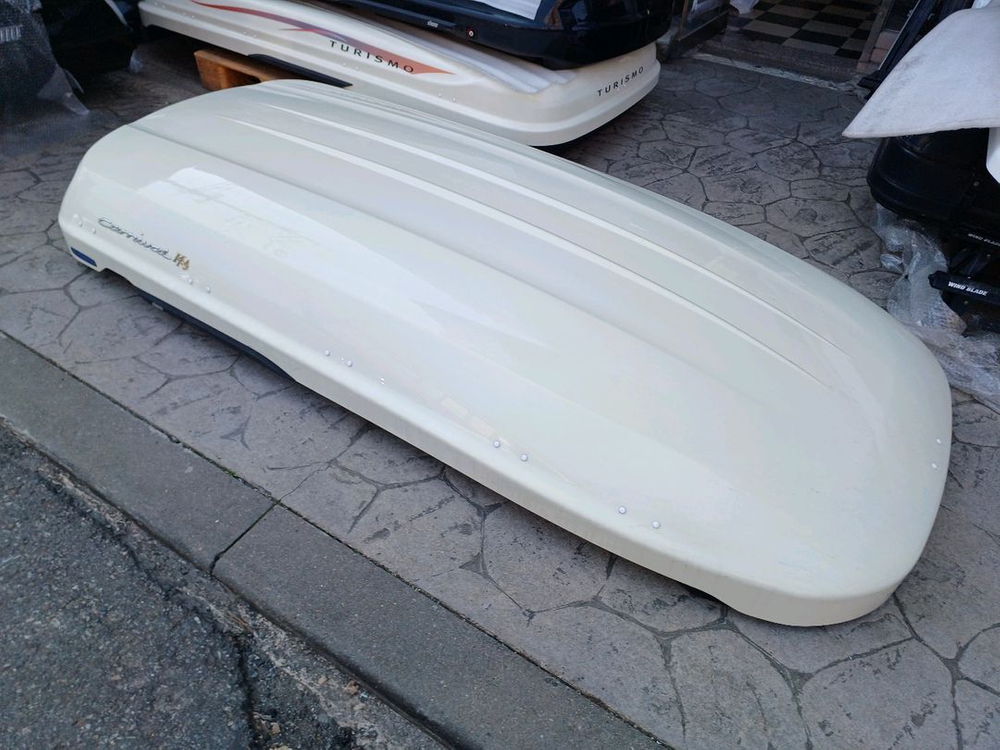 카니발ka4 코토일체형루프박스 화이트 황달변색 80만원 이미지