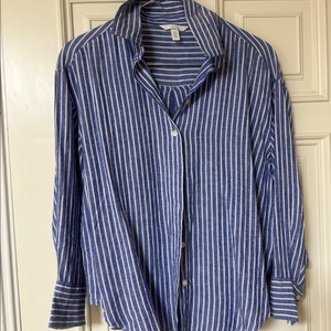 (마지막가격)(새상품)H&M 린넨블렌드 셔츠 이미지