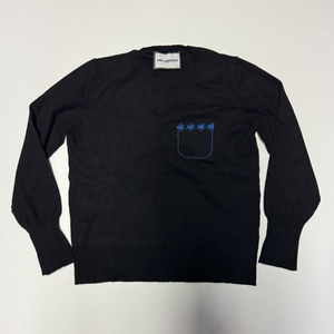 여성 칼라거펠트 22년도 비스코스 니트 S ~ M 블랙 이미지