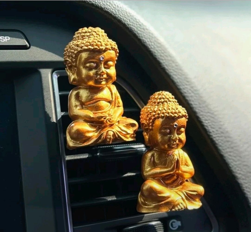 미니 부처 힐링 차량 방향제 4세트 이미지