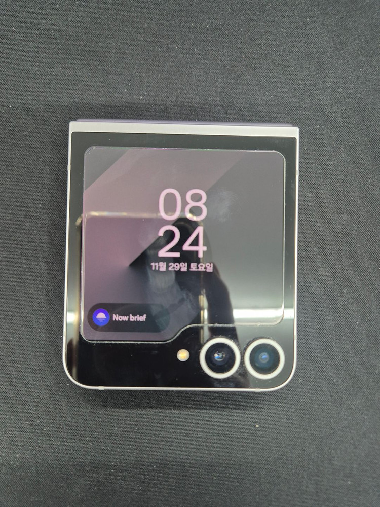 갤럭시 Z플립6 512G 쉐도우 실버 이미지