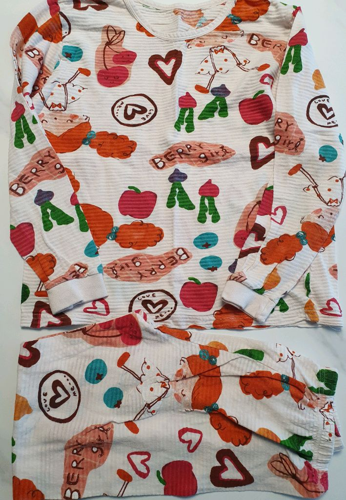 여아 간절기 내의 3벌 일괄 이미지