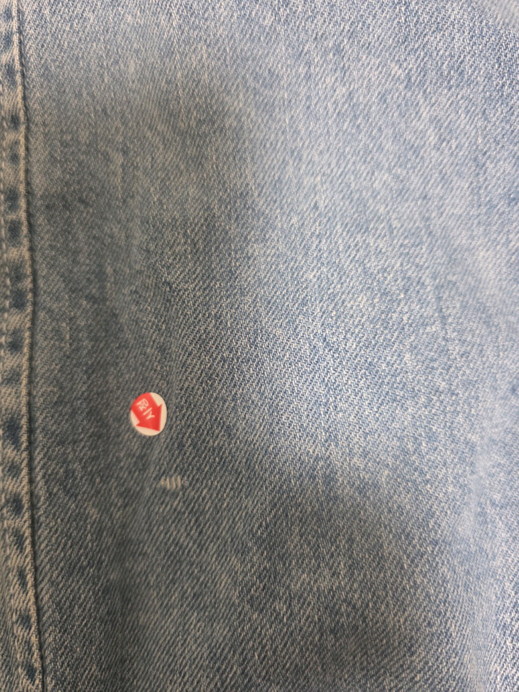 랑방컬렉션 1년차B품 데님자켓 판매 이미지