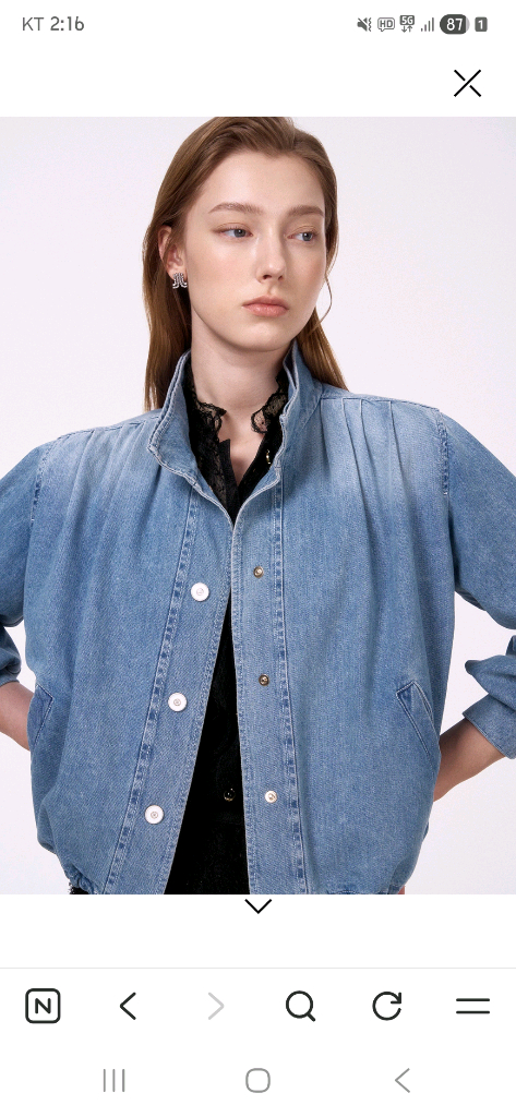 랑방컬렉션 1년차B품 데님자켓 판매 이미지