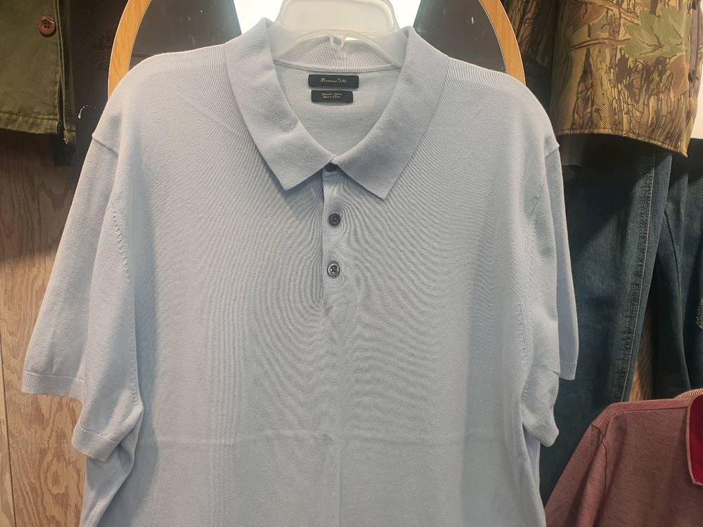 마시모두띠 엑스트라 파인 코튼 니트 폴로 (100-105) 이미지