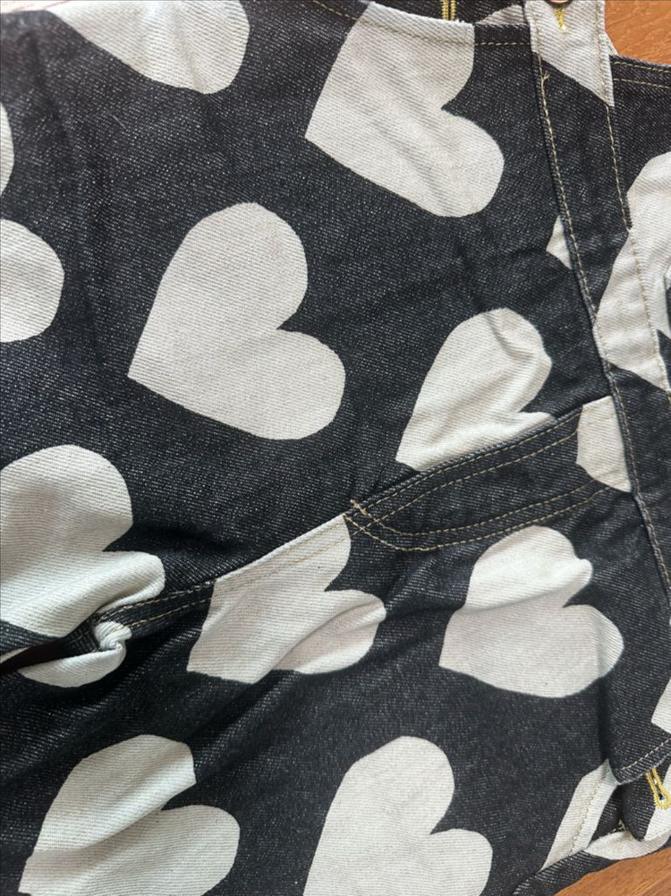 리미떼두두 하트 멜빵바지 이미지