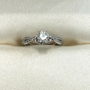 카보드 웨딩 반지 0.35ct 이미지