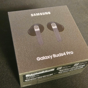 갤럭시 버즈4 프로 블랙 (미개봉, 새상품) 이미지