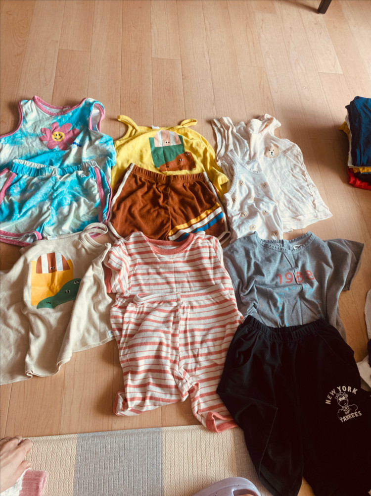 아동복 120,130사이즈 브랜드옷 일괄 정리 이미지
