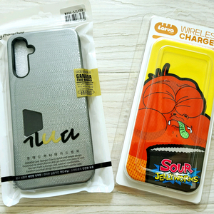 [미개봉]갤럭시 점프3 카드 범퍼 케이스+라바 충전케이스 이미지