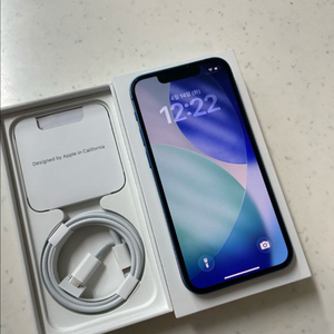 아이폰13미니 128 블루 신품급 배터리100 이미지