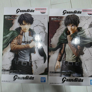 진격의 거인 에렌 리바이 그란디스타 피규어 미개봉 일괄 이미지