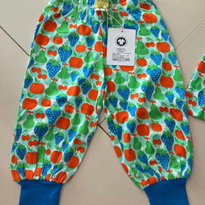 던스 파란 딸기 배기 바지 74/80 이미지