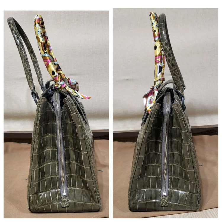(정품)호미가 악어가죽가방 토트백 숄더백 이미지