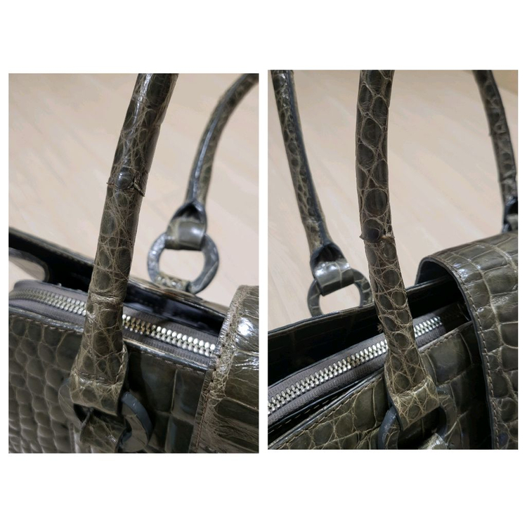 (정품)호미가 악어가죽가방 토트백 숄더백 이미지