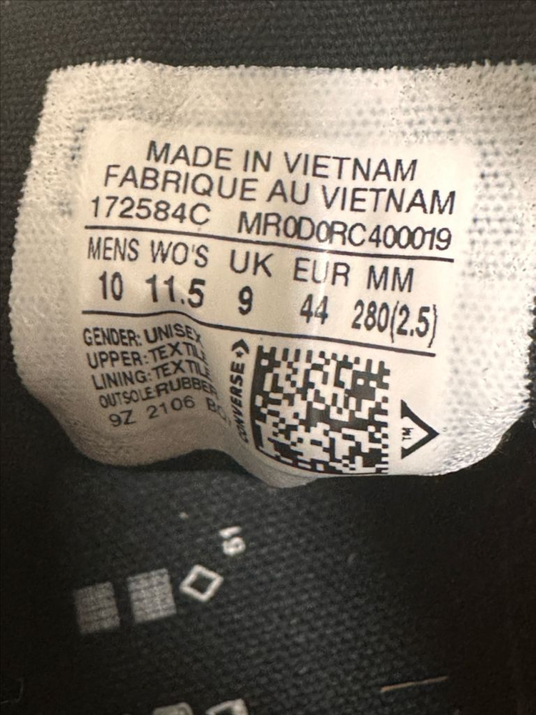 컨버스 X 장 미셸 바스키아 콜라보 스니커즈 이미지