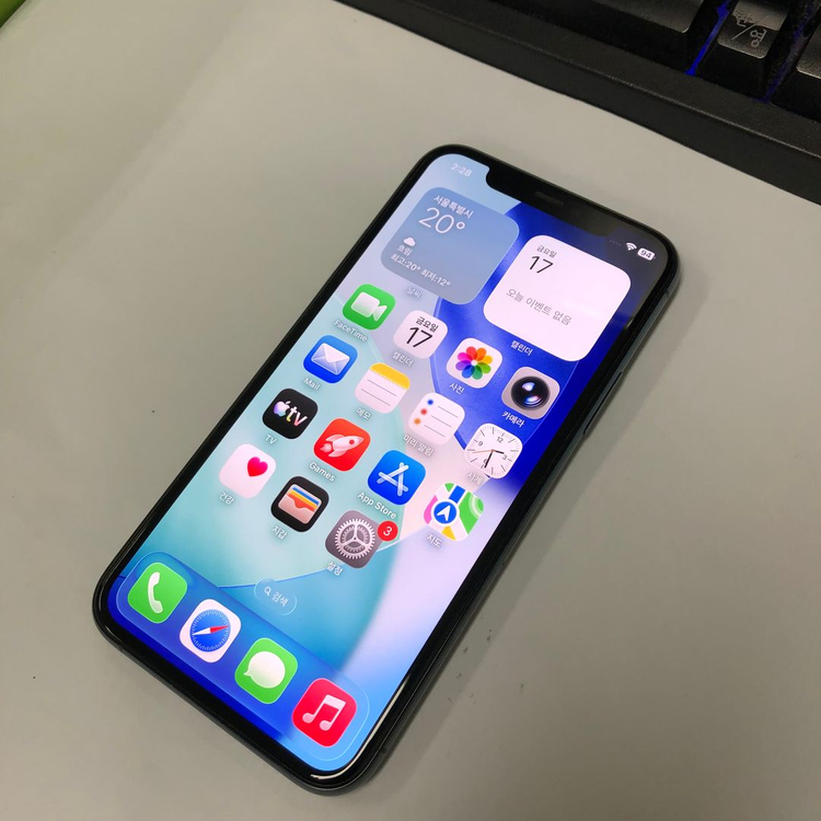 아이폰11PRO 256GB 미드나잇 그린 중고폰 배터리100% 서브폰 세컨폰 업무폰 210848 이미지