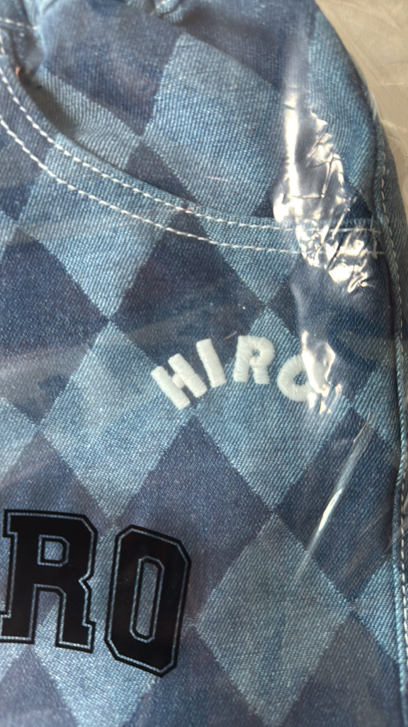 히로 다이아 체커 데님 130 블루 이미지