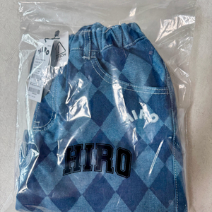 히로 다이아 체커 데님 130 블루 이미지