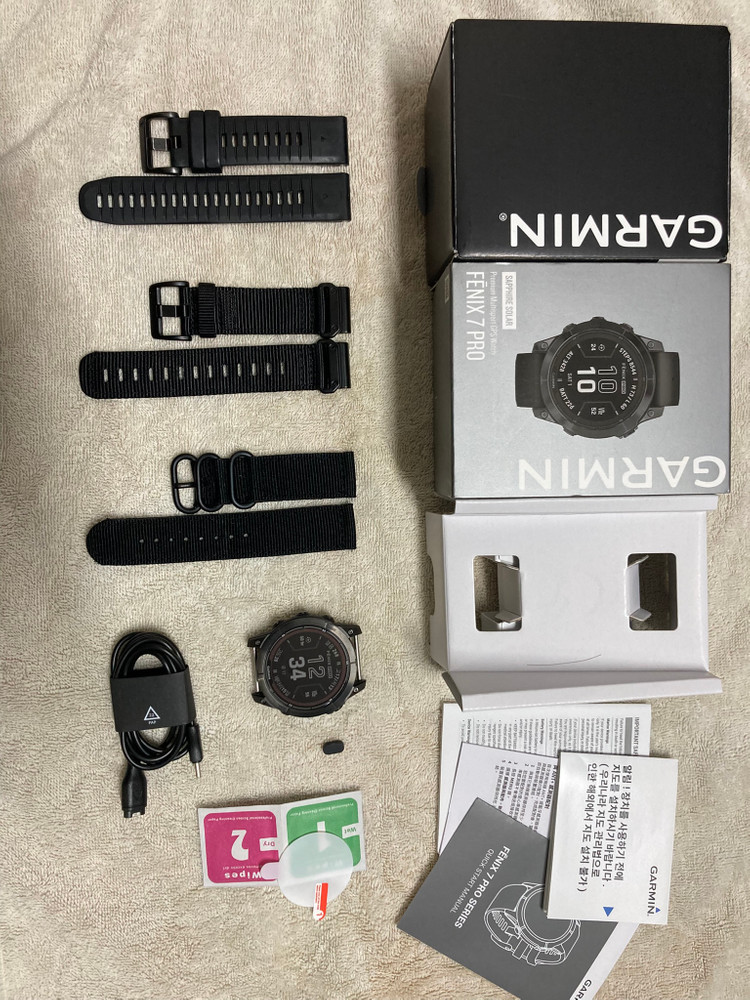 가민 피닉스7 프로 사파이어 솔라 (카본그레이 색상) 이미지