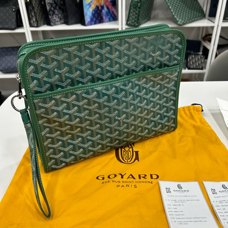 고야드 쥬방스 클러치 gm 키링포함 이미지