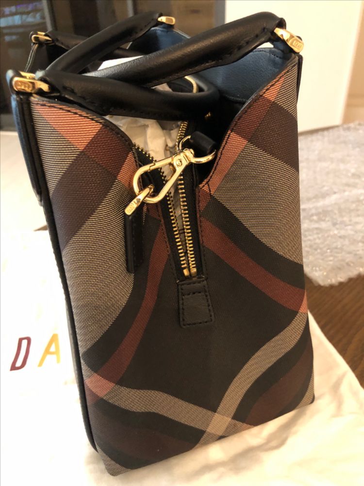 닥스 체크 토트백,핸드백 겸용 이미지