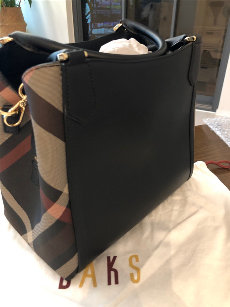 닥스 체크 토트백,핸드백 겸용 이미지