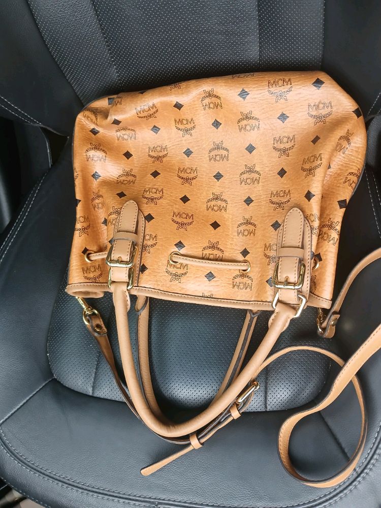 mcm 정품 시그니처 패턴 핸드백 이미지