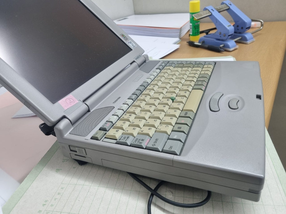 도시바 460CT MMX 골동품 레트로 노트북 판매 이미지