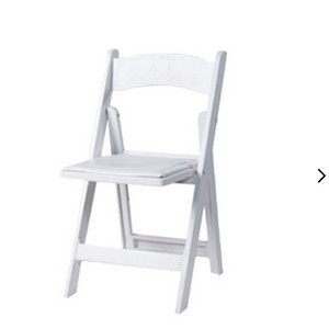 행사용 접이식 맥스의자 300개 일괄(신품 급)/ 야외웨딩, 야외행사, 야외결혼식의자,흰색의자,쿠션의자 이미지