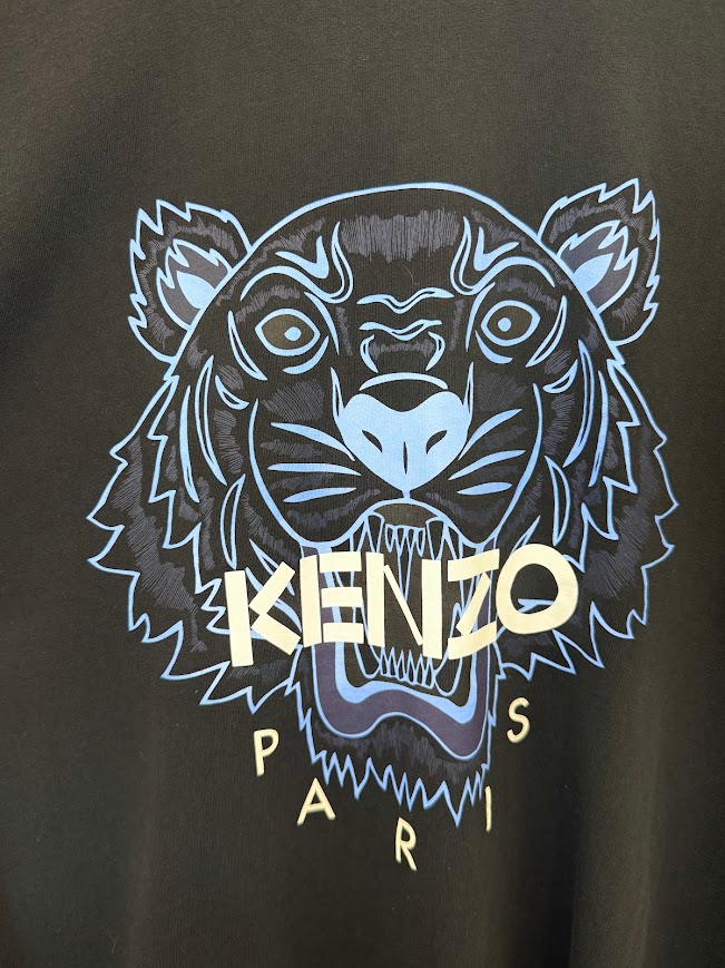 겐조 타이거 여성 반팔티 블랙 이미지