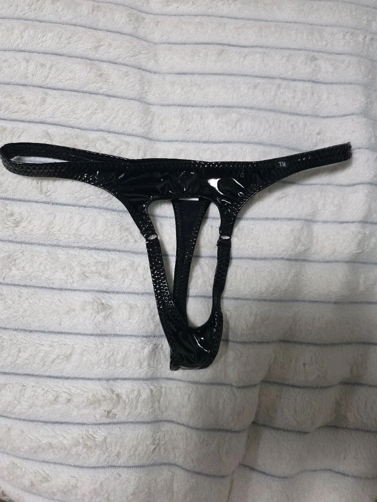 남성용 블랙 티팬티 이미지