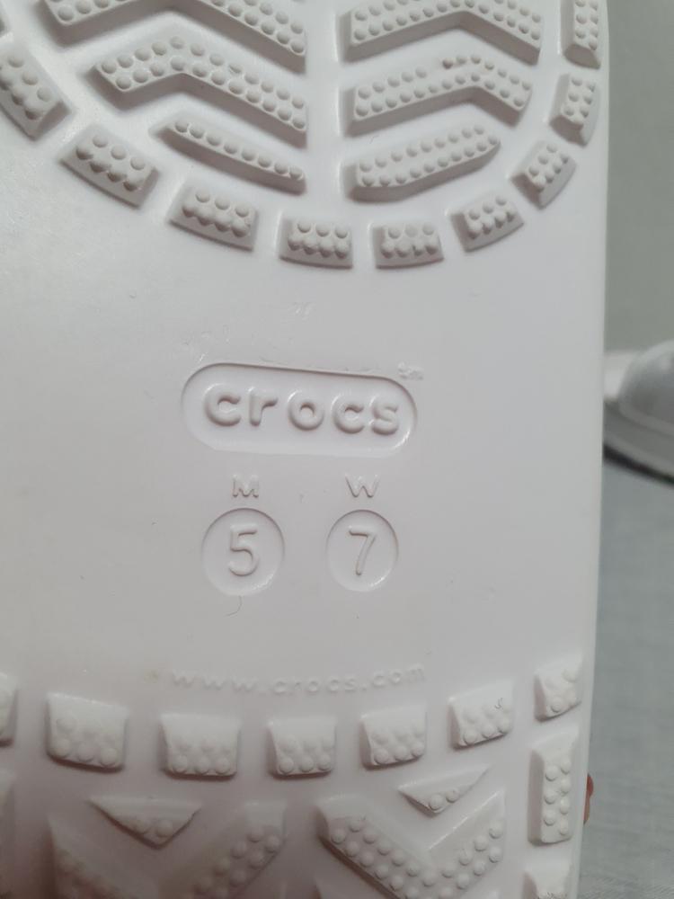 택포 240mm 크록스 바야 슬라이드 화이트 슬리퍼 이미지