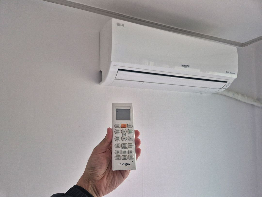 LG 휘센 에어컨 2in1 (스탠드+벽걸이+실외기+리모컨2개) 경남 양산 이미지