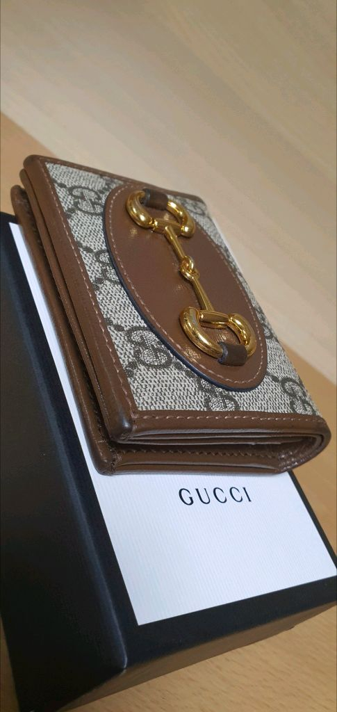 구찌 홀스빗 반지갑 정품A급(감정O)프라다루이비통디올고야드샤넬셀린느보테가생로랑버버리발렌시아가가방 이미지