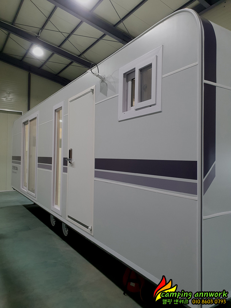 정박형카라반.체류형쉼터.농막.이동식주택.캠핑카 이미지