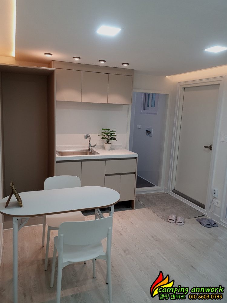 정박형카라반.체류형쉼터.농막.이동식주택.캠핑카 이미지