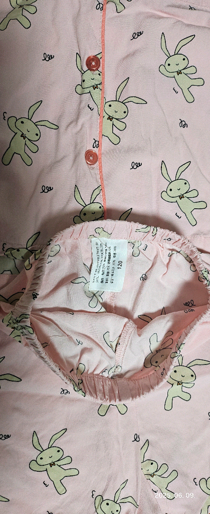 스파오키즈 유리 반팔잠옷 120 이미지