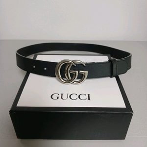 구찌 GG 마몬트 은장벨트 85 정품 남녀공용 이미지