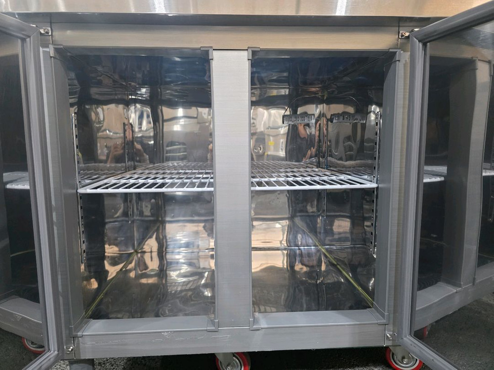 유니크 토핑냉장고 1200 + 상부선반 UDS-12RPAR-1 이미지