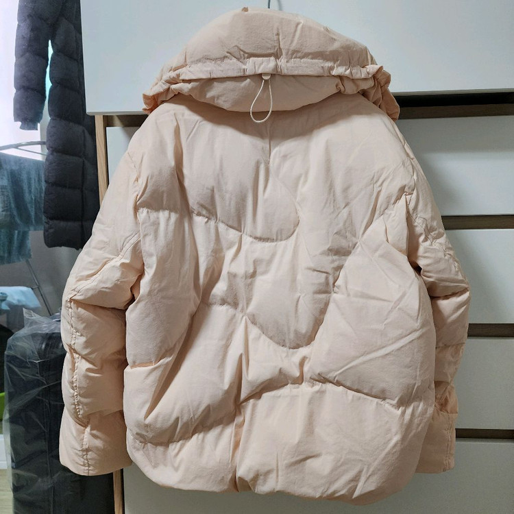 ENC 오버핏 구스 다운 숏패딩 이미지