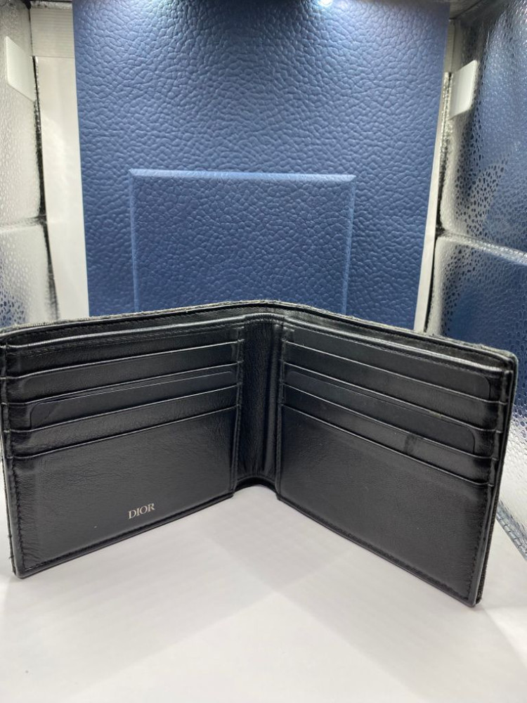 [OS] 디올 오블리크 반지갑 블랙 이미지