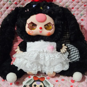 베이비쓰리 400% 블랙토끼 시크릿 인형 이미지