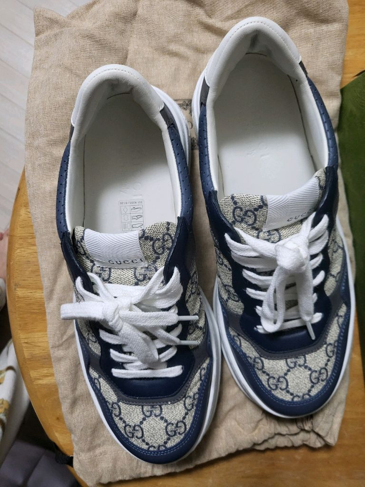 24SS 구찌 GG 청키 스니커즈 7.5(260-265) 이미지