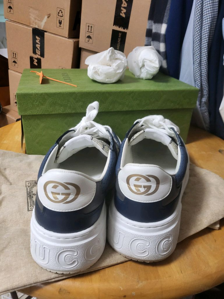 24SS 구찌 GG 청키 스니커즈 7.5(260-265) 이미지