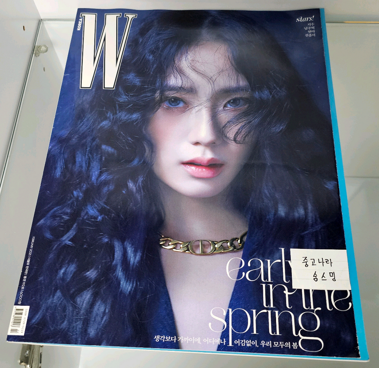 W 코리아 블랙핑크 지수 커버(B형) 팝니다. 이미지